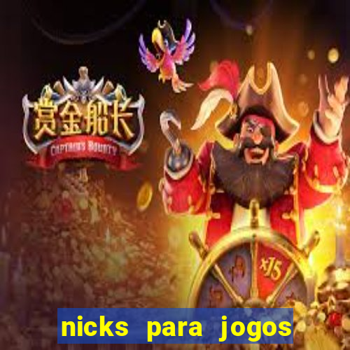 nicks para jogos de tiro